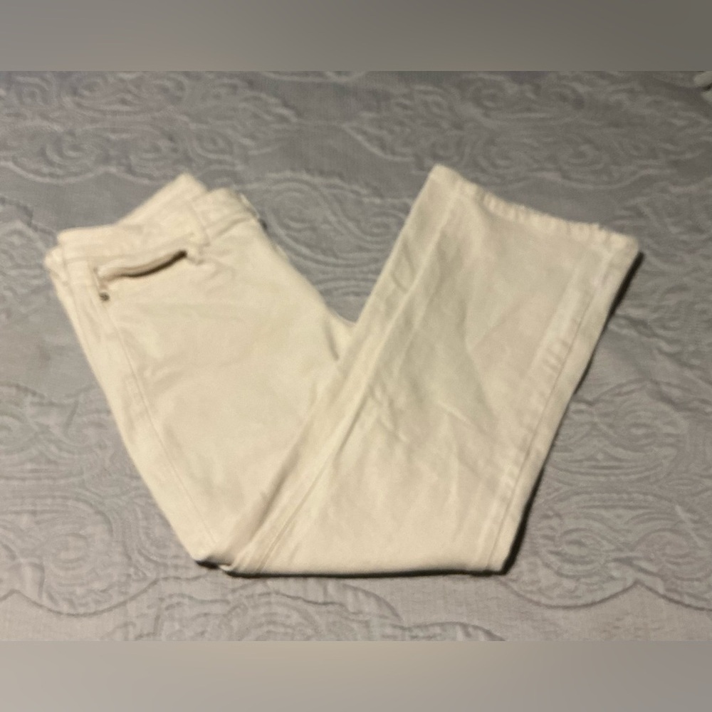 J. Jill Cream Straight Leg Jeans Timeless Design modern slim boot cut - Picture 2 of 13